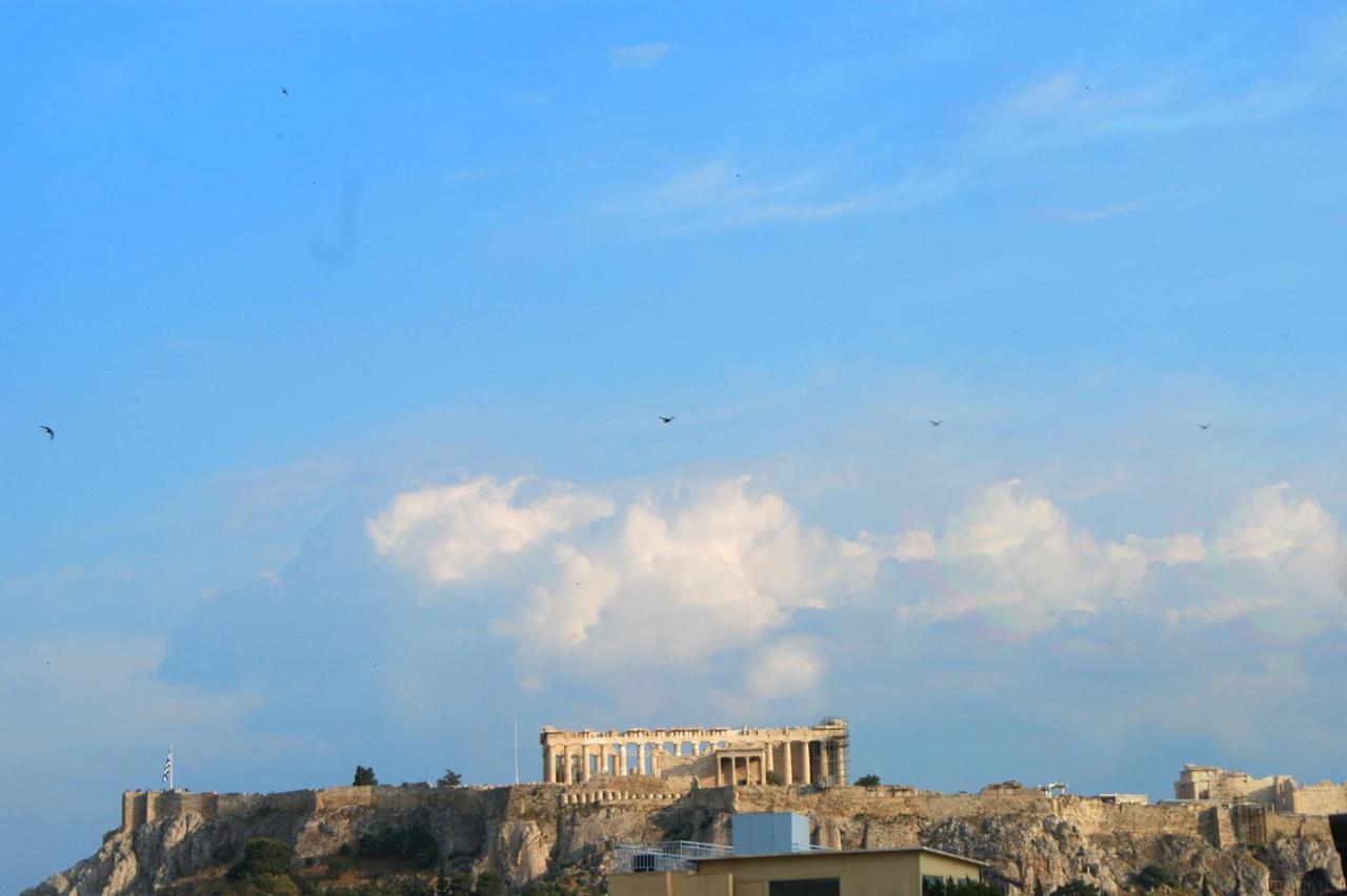 Sunny Studio With Parthenon View Balcony Atina Dış mekan fotoğraf